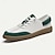 cheap Men&#039;s Sneakers-Men&#039;s Dress Sneakers Leather Slip Resistant Lace-up White