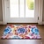 billige Dørmatter-3d blomst dørmatte kjøkkenmatte gulvmatte sklisikre teppe oljetett teppe innendørs utendørs matte soverom dekor baderomsmatte inngang entré teppe