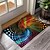 abordables Portes-Juin Mois de la Fierté Mois de la Fierté LGBTQ LGBT Tapis de Bienvenue Pointillisme Arc-en-ciel Tapis de Cuisine Tapis de Sol Tapis Antidérapant Tapis de Zone Tapis Imperméable Tapis Intérieur