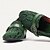 رخيصةأون أحذية نسائية-نسائي كعوب أحذية الزفاف البس حذائك مناسب للحفلات دانتيل كعب القطة كعب الخيال أمام الحذاء على شكل دائري أنيق بانغك دانتيل جلد مسطحات أخضر
