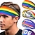 preiswerte Karnevalskostüme-LGBTQ LGBTQ Regenbogen Schweißabsorbierendes Stirnband Erwachsene Herren Damen Fröhlich Lesbisch Pride Parade Pride-Monat Maskerade Einfache Halloween-Kostüme