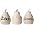 cheap Party Supplies-Love Mom Pear Sculpture Mother&#039;s Day Birthday Gift Home Decoration Resin Craft