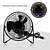 cheap Fans-Usb Fans Clock Temperature Adjustable Portable Mute Silent Fan Car Desk 4 Inch Iron Art Fans