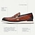 cheap Men&#039;s Slip-ons &amp; Loafers-Men&#039;s Loafers Leather Black Brown Crocodile Pattern Metal Buckle
