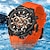 preiswerte Quarz-Uhren-Herren Quarz uhr Draussen Modisch Lässige Uhr Armbanduhr leuchtend Kalender WASSERDICHT Dekoration Kieselgel Beobachten
