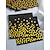 abordables Cubertería-24 piezas/juego de servilletas desechables de oro negro y amarillo 13*13 pulgadas suministros para fiestas de 2 pisos toallas de papel de lunares dorados adecuadas para cenas graduación aniversario