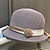 Χαμηλού Κόστους Fascinators-Γοητευτικά Καπέλα Καλύμματα Κεφαλής Ακρυλικό / Βαμβάκι Κλος καπέλο Τύπου bucket Ψάθινο καπέλο Causal Αργίες Κομψό Βίντατζ Με Τεχνητό διαμάντι Φτερό Ακουστικό Καπέλα