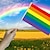 cheap Pride Decorations-Rainbow Flag Bundles 10 PCS / 5 PCS LGBT LGBTQ Dress Up Adults&#039; Unisex Gay Lesbian Queer Pride Parade Pride Month Party Carnival Daily