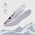 cheap Graphic Print Shoes-Men&#039;s Sneakers Loafers &amp; Slip-Ons Print Shoes Light Soles Flyknit Shoes Walking Sporty Casual Outdoor Daily Vacation Mesh Breathable Comfortable Loafer Dark Grey Light Red Blue