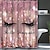 Χαμηλού Κόστους Κουρτίνες Μπάνιου-αστραφτερή κουρτίνα μπάνιου με γάντζους για μπάνιο πολύχρωμα γυαλιστερά διαμαντένια κουρτίνα μπάνιου διακοσμητικό σετ πολυεστερικό αδιάβροχο 12 πακέτο πλαστικοί γάντζοι μάτια