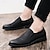 cheap Men&#039;s Slip-ons &amp; Loafers-Men&#039;s Loafers &amp; Slip-Ons Fashion Boots Walking Casual Daily Nappa Leather Comfortable Booties / Ankle Boots Loafer Black Spring