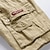 cheap Cargo Shorts-Men&#039;s Cargo Shorts Shorts Button Multi Pocket Plain Wearable Short Outdoor Daily Going out 100% Cotton Fashion Classic Black Army Green