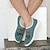 رخيصةأون أحذية طباعة رسومية-رجالي أحذية رياضية المتسكعون وزلة الإضافات طباعة الأحذية النعال الخفيفة أحذية Flyknit المشي رياضي كاجوال الأماكن المفتوحة مناسب للبس اليومي عطلة شبكة متنفس مريح مسطحات أصفر أزرق أخضر