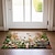 levne Doormaty-vintage květiny rohožka kuchyňská rohož podlahová rohož protiskluzová plocha koberec odolný proti oleji koberec vnitřní venkovní rohož ložnice výzdoba koupelna rohož vchod vchod koberec šalvěj zelený