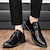 ieftine Adidași Bărbați-Bărbați Adidași Pantofi de confort Plimbare Casual PU Anti-Alunecare Dantelat Negru Alb Toamnă