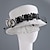 voordelige Feesthoeden-hoed Hoofdkleding Helm Wol Tule Speciale gelegenheden  Feest / Uitgaan Vintage-stijl Met Appliqués Helm Hoofddeksels