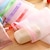 billige Badeværelsesgadgets-10/20/30 stk eksfolierende mesh sæbepose bobleskum dobbeltlags sæbesækbesparende pose med snoreholderposer (tilfældig farve)