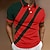 cheap Classic Polo-Men&#039;s Golf Shirt Golf Polo Work Casual Lapel Short Sleeve Basic Modern Color Block Patchwork Button Spring &amp; Summer Regular Fit Yellow Red Blue Orange Black-Red Grey Golf Shirt