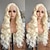 cheap Human Hair Lace Front Wigs-613 Lace Front Wig Human Hair 13x4 Transparent 613 HD Blonde Body Wave Lace Front Wigs Human Hair Pre Plucked with Baby Hair 180% Density Brazilian Wigs for Women