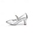 cheap Dance Sneakers-Women&#039;s Dance Sneakers Modern Dance Shoes Dance Shoes Professional Ballroom Dance Rumba Dancesport Shoes Party Collections Party / Evening Professional High Heel Pointed Toe Buckle Adults&#039; Silver