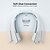 cheap Fans-Leafless Hanging Neck Fan Usb Mini Silent Multi-speed Adjustable Smart Small Fan