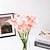 billige Kunstig blomst-10 stk kunstige calla lilje silkeblomster realistisk pu miniature blomsterdekor perfekt til hjemmet, fotografering, begivenheder og kreative gør-det-selv-projekter