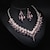 preiswerte Schmucksets-Schmuckset 3 Stück Aleación Ohrringe Halsketten Damen Elegant Vintage Modisch Geometrisch Geometrische Form Schmuck-Set Für Hochzeit Party Jahrestag