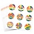 cheap Pride Decorations-3 PCS Rainbow Flags with 90 PCS Stickers Set Queer LGBT LGBTQ Rainbow Sticker Gay Lesbian Pride Parade Pride Month Party Carnival Home Decor