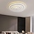 billige Loftslys-led loftslampe 1-lys varmt hvidt lys 45/60/80cm metal runde terrasser nordisk kreativ atmosfære soveværelse stue 110-240v
