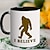 abordables Mugs et tasses-1pc je crois en la tasse bigfoot 11 oz tasse en céramique nouveauté café tasse à thé cadeau de vacances cadeau d&#039;anniversaire cadeaux de fête