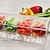 cheap Storage &amp; Organization-Ice Chilled Condiment Tray-4 Removable Compartments-Lid.Plastic Household Fresh-Keeping Box Fruit-Flavored Container  for Separating Fruits, Salt, Sugar, and Other Kitchen Cond
