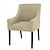 levne IKEA Obaly-sakarias lněný bavlněný potah na židli s područkami jednobarevné prošívané potahy série ikea
