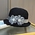 Χαμηλού Κόστους Fascinators-Γοητευτικά Καπέλα Καλύμματα Κεφαλής Ακρυλικό / Βαμβάκι Άχυρο Κλος καπέλο Τύπου bucket Ψάθινο καπέλο Causal Αργίες Κομψό Βίντατζ Με Τεχνητό διαμάντι Φτερό Ακουστικό Καπέλα