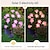 cheap Landscape Lights-LED Simulation Flower Solar 8 Modes Lawn Light Camellia Flower Light Outdoor Waterproof Garden Light Villa Park Yard Lawn Walkway Landscape Decoration 1/2Pcs