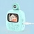 abordables Cámaras deportivas-Cámara inteligente polaroid de dibujos animados para niños, impresión instantánea sensible térmica, cámara digital pequeña slr, juguete