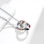 cheap Pride Parade Dec-Pride Rainbow Flag Double Ring Titanium Steel Necklace Comrade Pull Six Color Double Ring Pendant