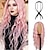 cheap Beauty Tools-Orange Wig for Women Long Water Wave Synthetic Hair Wigs Ginger Wig OmbreWine Blue Pink Brown Gray Black Purple Green 26 Inch With 3PCS Wig Stand
