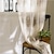 cheap Sheer Curtains-One Panel European Style Embroidered Window Screen Living Room Bedroom Dining Room Children&#039;s Room Screen Curtain