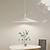 abordables Suspension-Suspension LED pour îlot de cuisine, 1 lumière, 48 cm, métal, style nordique moderne, chambre à coucher, salle à manger, 85-265v