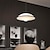 Недорогие Подвесные огни-светодиодный подвесной светильник 45 см, 1 лампочка, кольцевой дизайн, теплый белый цвет, акриловая окраска, роскошный современный стиль, подвесные светильники для столовой, спальни, 110-240 В