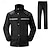 abordables Chaquetas impermeables-Unisexo Chubasquero Al aire libre Impermeable Resistente al viento Transpirable Trajes de senderismo Ropa de senderismo Primavera Otoño Impermeable Accesorios para lluvia Abrigos con capucha chaqueta