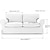 abordables IKEA Couvertures-Housse de canapé ektorp 2 places ou housse de canapé-lit ektorp 2 places avec housses de coussin et housses de dossier, housse de canapé ektorp protecteur de meuble lavable