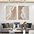 cheap Abstract Paintings-Handmade 3D Beige Minimalist Beach Painting Ocean Wave Painting on Canvas Ocean Abstract Art Textured Wall Art Wall Art Living Room Art Framed Ready To Hang