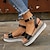 billige Sandaler til kvinder-kvinders platform kile sandaler nitte åben tå ankel spænde rem espadrilles sko casual udendørs sandaler sort hvid abrikos