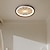 abordables Luces de techo-Lámpara de techo LED empotrada, luz de 3 colores, 1 luz, 30/50 cm, dormitorio moderno, comedor, 110-240v