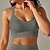 voordelige Sport bh&#039;s-Dames Lichte ondersteuning Sport bh&#039;s Running BH Open achterkant Gekruiste rug Goede top Gewatteerd Fitness Recreatiesport Hardlopen Ademend Lichtgewicht Zacht Zwart Wit donkergrijs Effen