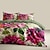 billige Dynebetræk Sæt-farverig blomstret plys seng dun dynebetræk enkelt lille seng varm jordbær sengesæt 2-delt sæt 3-delt sæt let og blødt kort fnug sæt