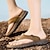 cheap Men&#039;s Sandals-Men&#039;s Leather Sandals Summer Sandals Slippers &amp; Flip-Flops Retro Walking Casual Daily Vacation Beach Comfortable Shoes Dark Grey Dark Brown