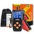preiswerte OBD-Starfire Konnwei KW600 Autobatterietester 12 V 100 bis 2000 CCA 12 Volt Batteriewerkzeuge für das Auto Schnellstart-Lade-Diagnose