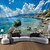 billige Ocean Beach Tapestry-Grækenland landskab hængende gobelin vægkunst stort gobelin vægmaleri indretning fotografi baggrund tæppe gardin hjem soveværelse stue dekoration